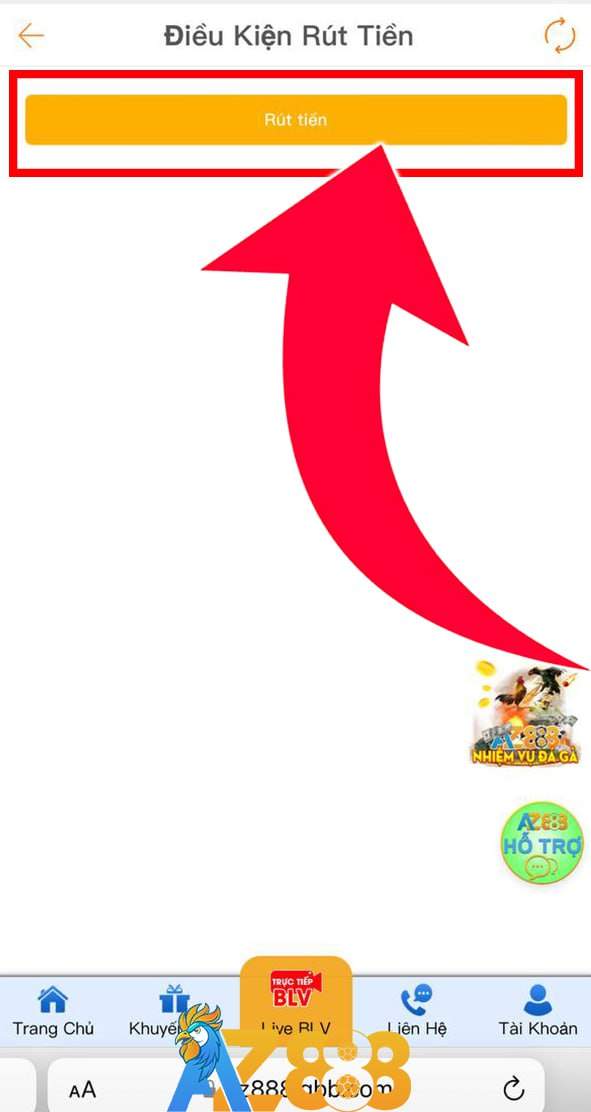 Bắt đầu thực hiện rút tiền XomGaAZ Bắt đầu thực hiện rút tiền XomGaAZ