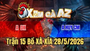 Trận 15 Xà Xía 28/5/2026: Xanh Thập Tử Nhất Sinh Vẫn Đá Đỏ Sập Nguồn