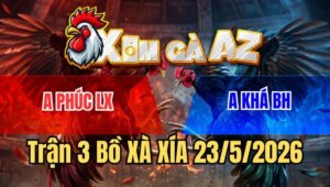 Trận 3 Xà Xía 23/5/2026: Cú Khôn Khéo Đâm Bướm Hư Hình Vừa Chạy Vừa La