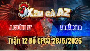 Trận 12 CPC3 28/5/2026