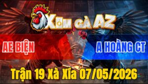 Trận 19 Xà Xía 07/05/2026 - Xanh Khôn Khéo Đá Cây Quyết ĐỊnh Dứt Điểm Gà Đỏ