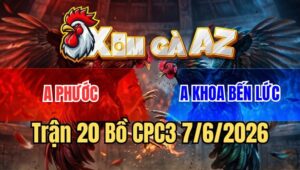 Trận 20 CPC3 7/6/2026: Hai Con Đâm Quá Ác, Gà Xanh Trụ Vững Lụm Tiền