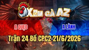 Trận 24 CPC2 21/6/2026: Đỏ Nạp Cựa Dữ Xanh Gãy Giò Trong Tay Nước Đầu