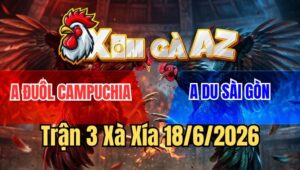 Trận 3 Xà Xía 18/6/2026: Bướm Đá Cựa Đâm Dã Mang Điều Chết Dưới Chân