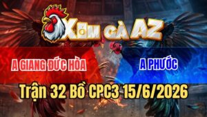 Trận 32 CPC3 15/6/2026: Bướm Lì Đòn Tải Cựa Tốt, Điều Thấm Tang Gục