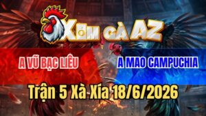 Trận 5 Xà Xía 18/6/2026: Điều Trâu Phút 90 Đá Cây Nách Dứt Điểm Úa