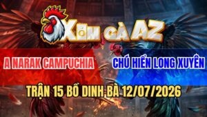 Trận 15 Dinh Bà 12/7/2026: Gà Chú Hiển Kém 4 Chấm Đâm Đối Thủ Ra Bã