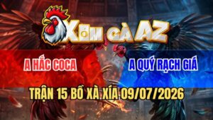 Trận 15 Xà Xía 9/7/2026: Khét Cọp Hắc Coca Rớt Đài Để Lại Cái Xổ 200