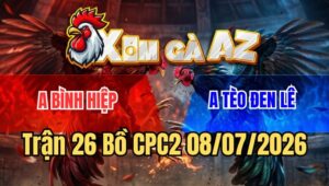 Trận 26 CPC2 8/7/2026: Đỏ Ói Vẫn Gồng Đá Xanh Chết Vừa Đủ Điểm Về Bờ