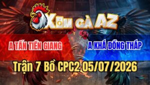 Trận 7 CPC2 5/7/2026: Điều Đuôi Lao Anh Tấn Đâm Cựa Quá Hiểm
