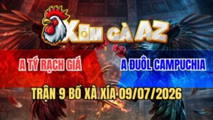 Trận 9 Xà Xía 9/7/2026: Đỏ Ra Đúng 3 Chân Xanh Đứt Bóng Bưng Ra Ngoài